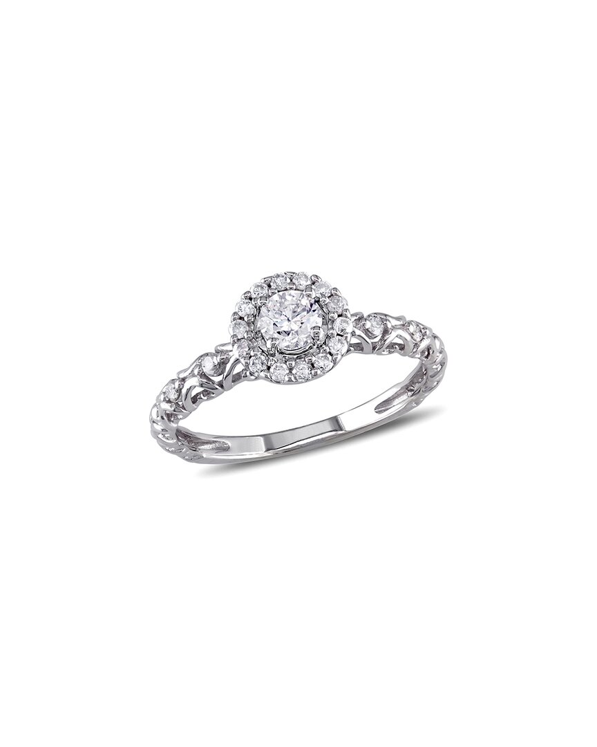 Rina Limor 14k 0.51 Ct. Tw. Diamond Halo Ring