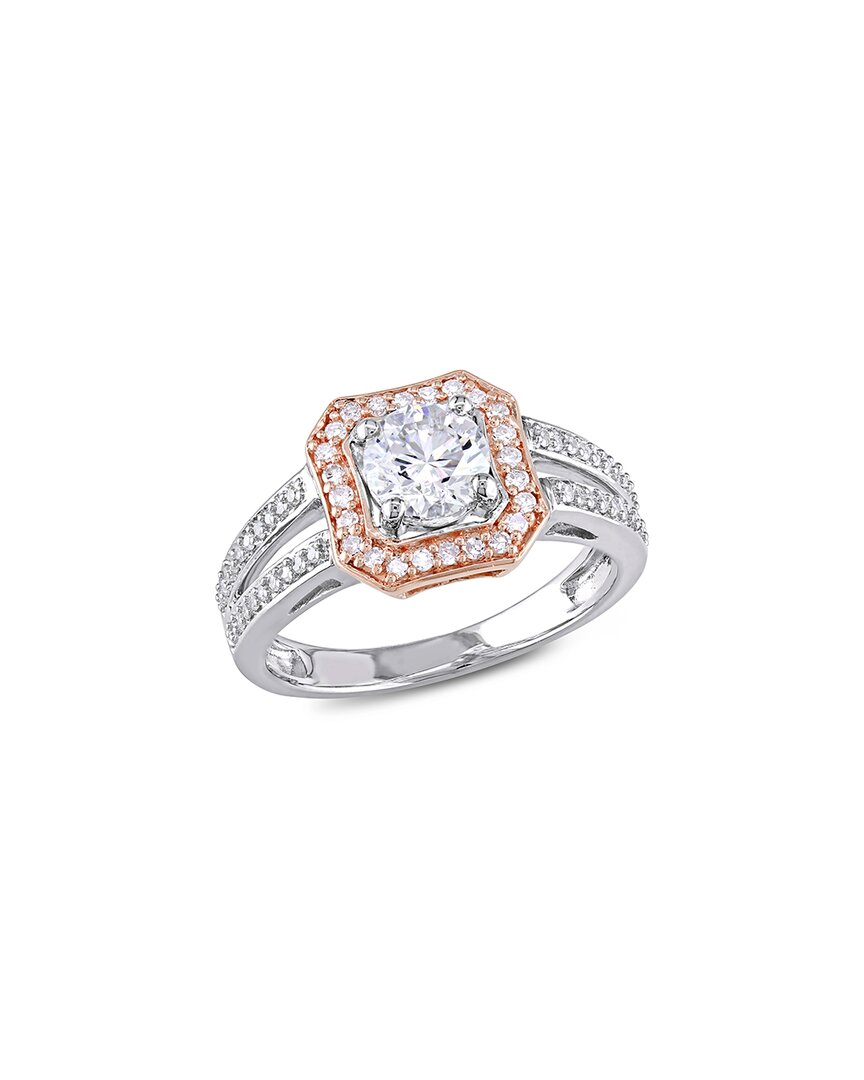 Rina Limor 14k 0.99 Ct. Tw. Diamond Halo Split Shank Ring