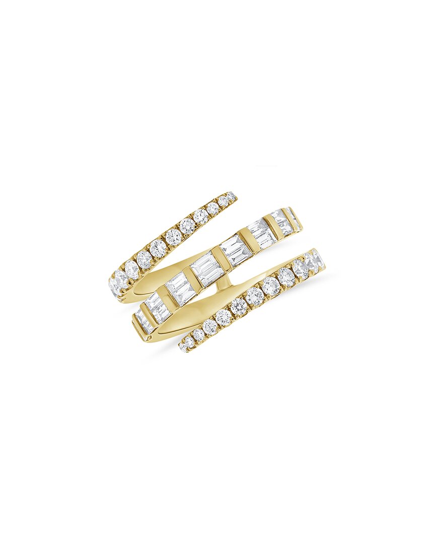 Sabrina Designs 14k 1.10 Ct. Tw. Diamond Crossover Ring
