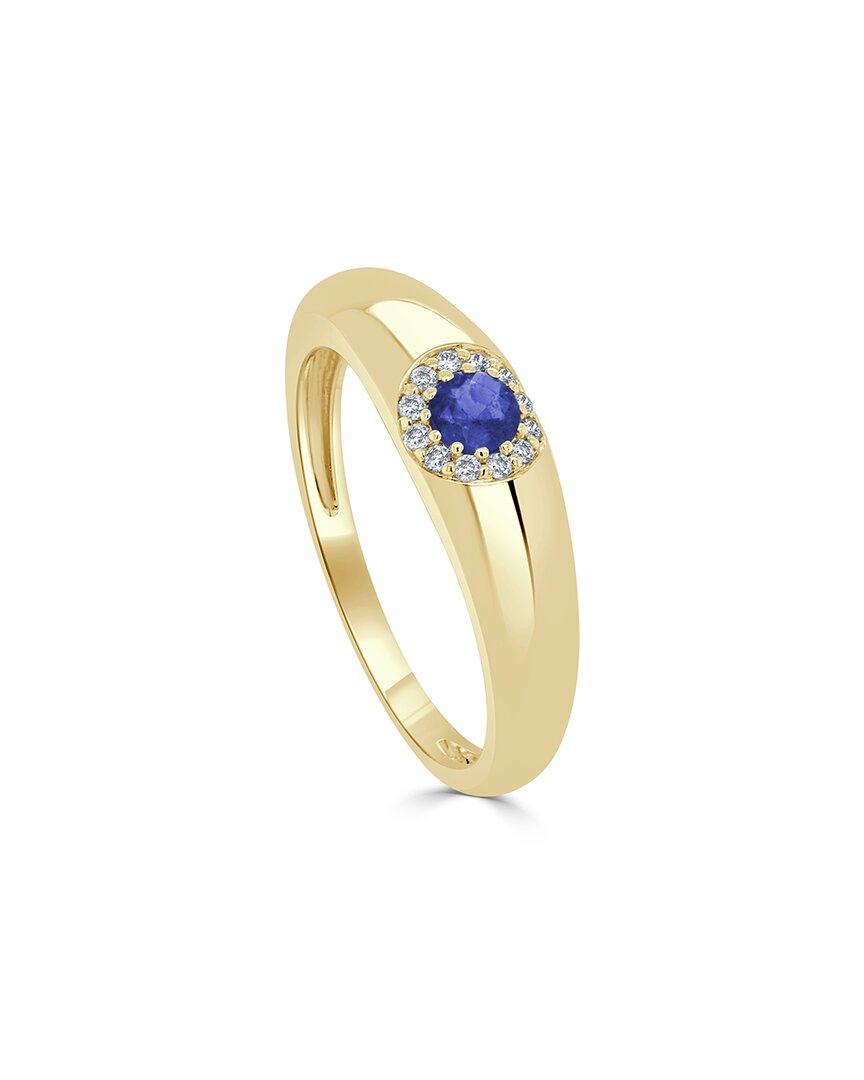 Sabrina Designs 14k 0.29 Ct. Tw. Diamond & Sapphire Ring