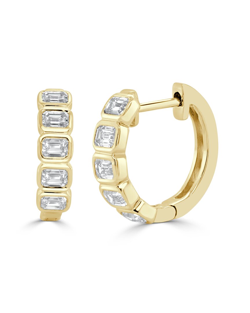 Sabrina Designs 14k 0.88 Ct. Tw. Diamond Huggie Earrings