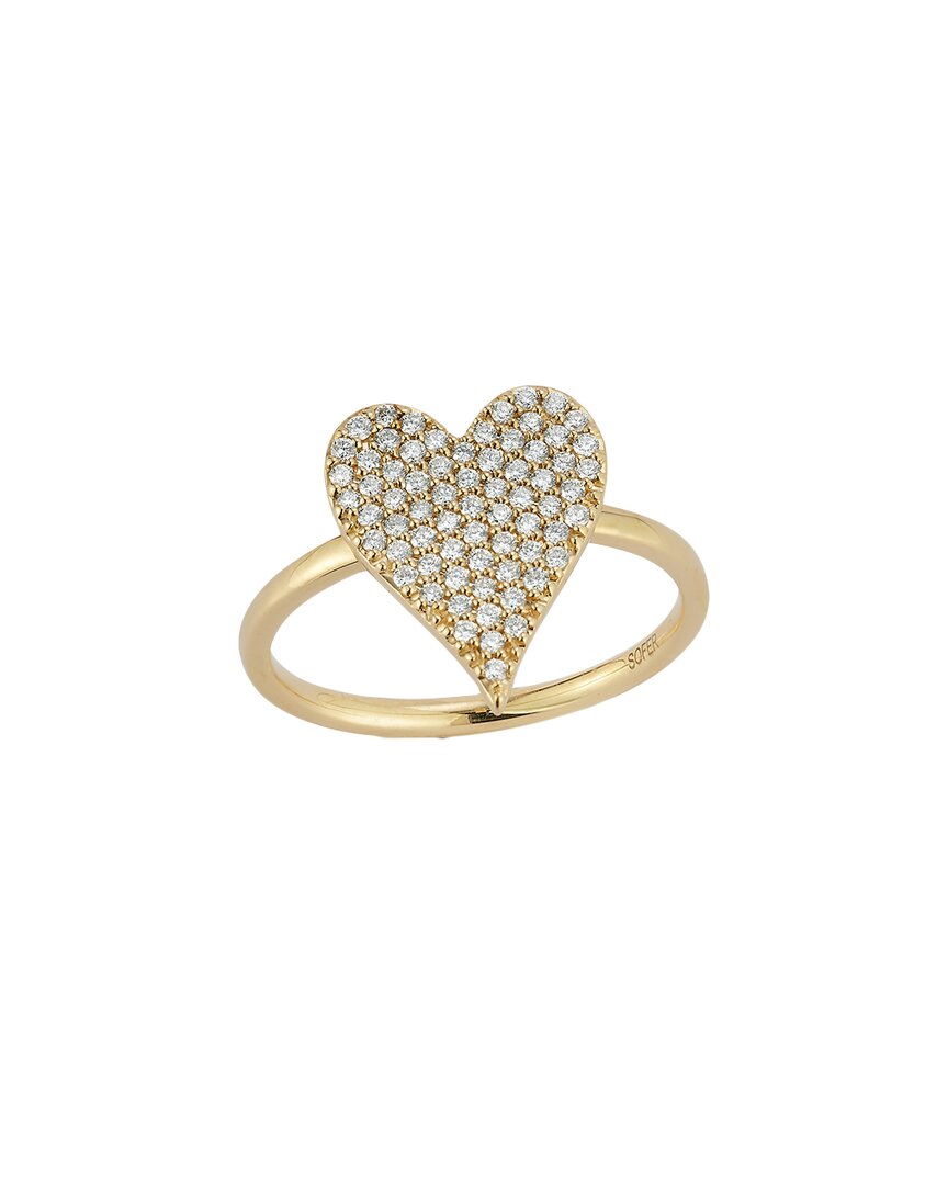 Nephora 14k 0.35 Ct. Tw. Diamond Heart Ring In Gold