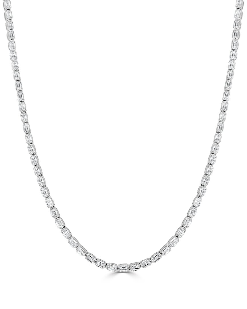 Sabrina Designs 14k 4.26 Ct. Tw. Diamond Necklace In White