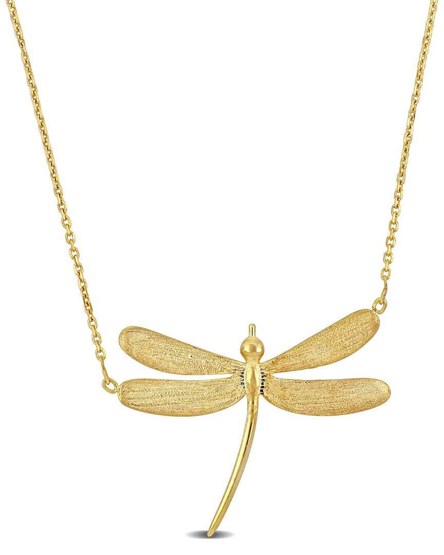Rina Limor 14k Dragonfly Necklace