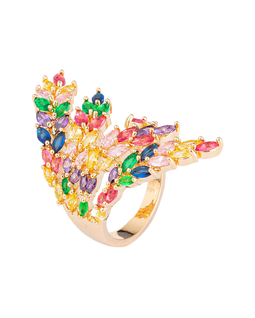 Eye Candy La Luxe Collection Rainbow Cz Crystal Ring