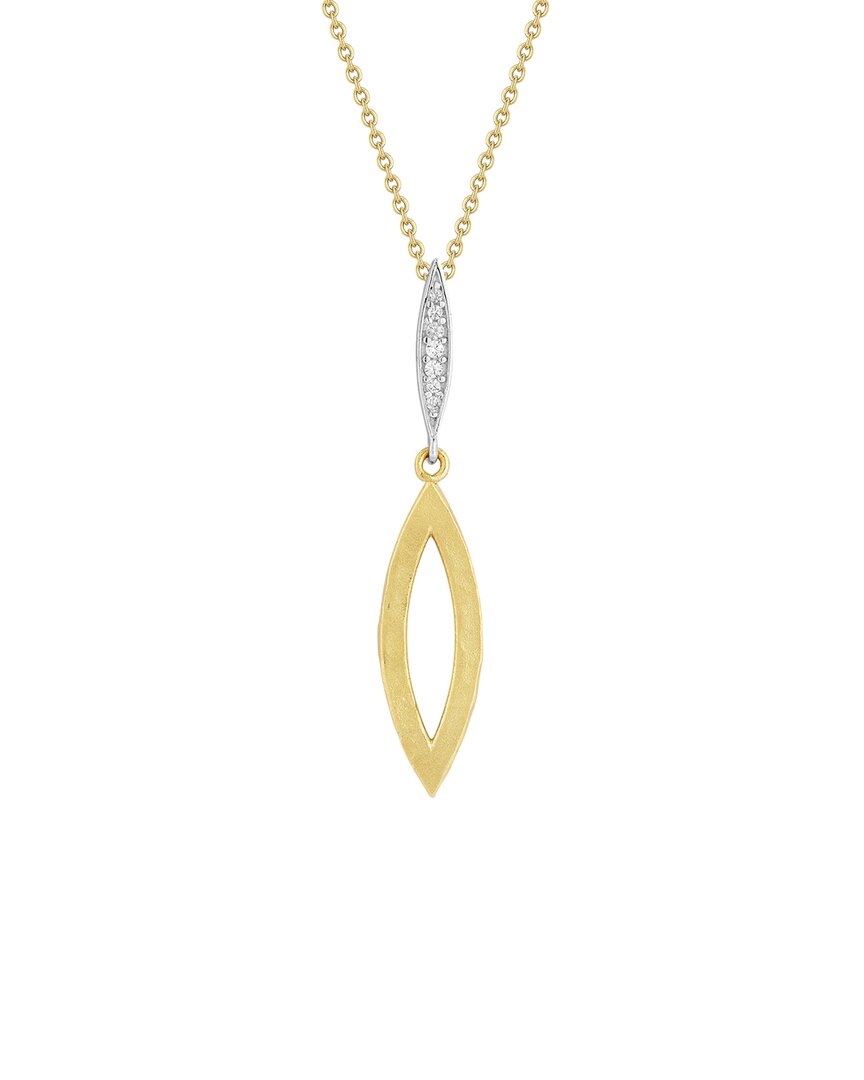 I. Reiss 14k 0.06 Ct. Tw. Diamond Necklaces In Gold