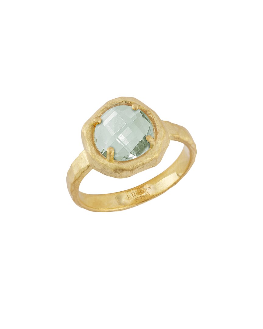 I. Reiss 14k 1.75 Ct. Tw. Diamond & Green Amethyst Cocktail Ring In Gold