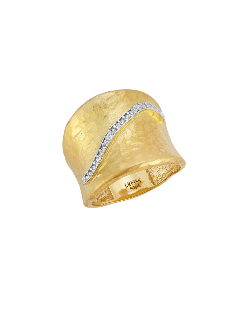 I. Reiss 14k 0.14 Ct. Tw. Diamond Cuff Ring In Gold