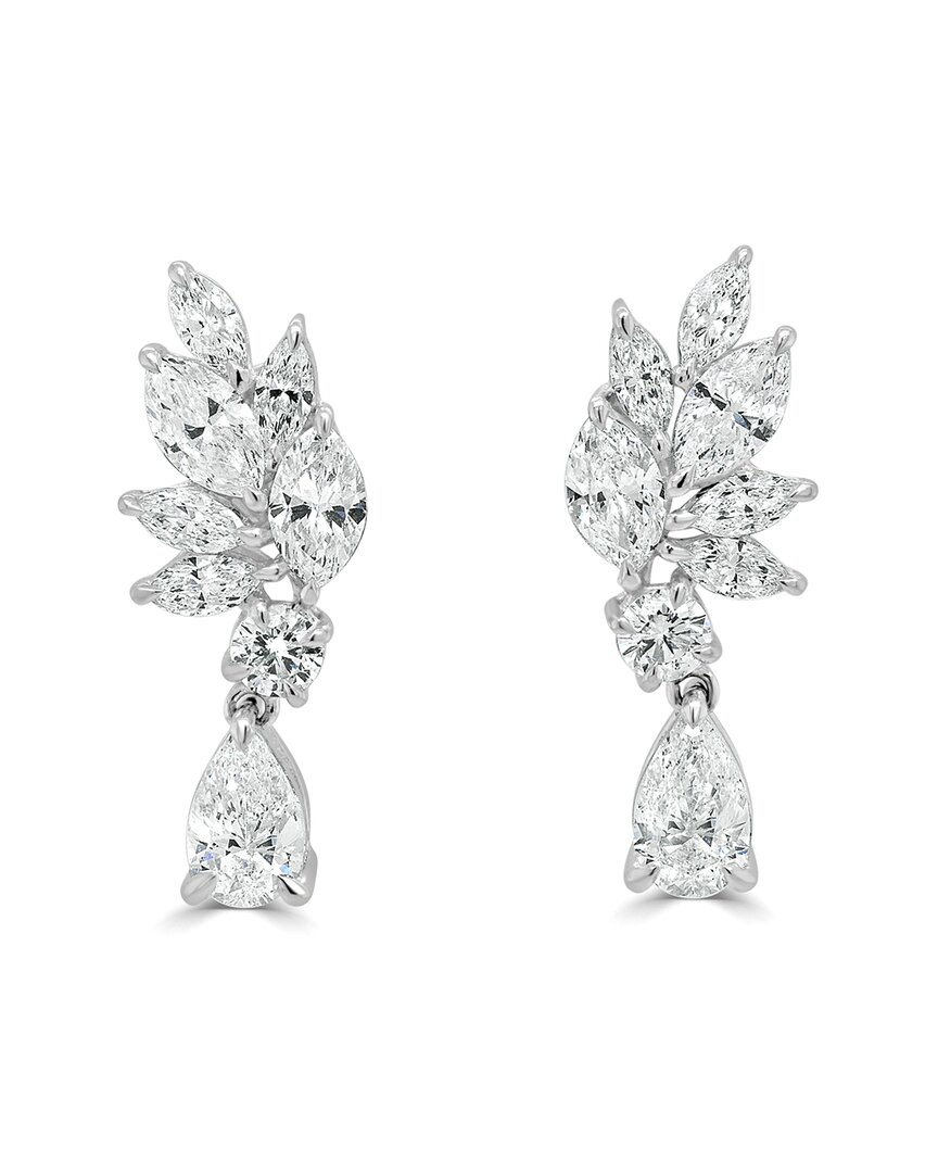Sabrina Designs 18k 3.62 Ct. Tw. Cluster Earrings