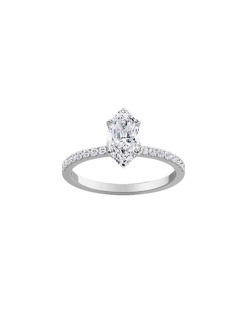 Diana M. Fine Jewelry 14k 1.70 Ct. Tw. Diamond Hidden Halo Half-eternity Ring In White