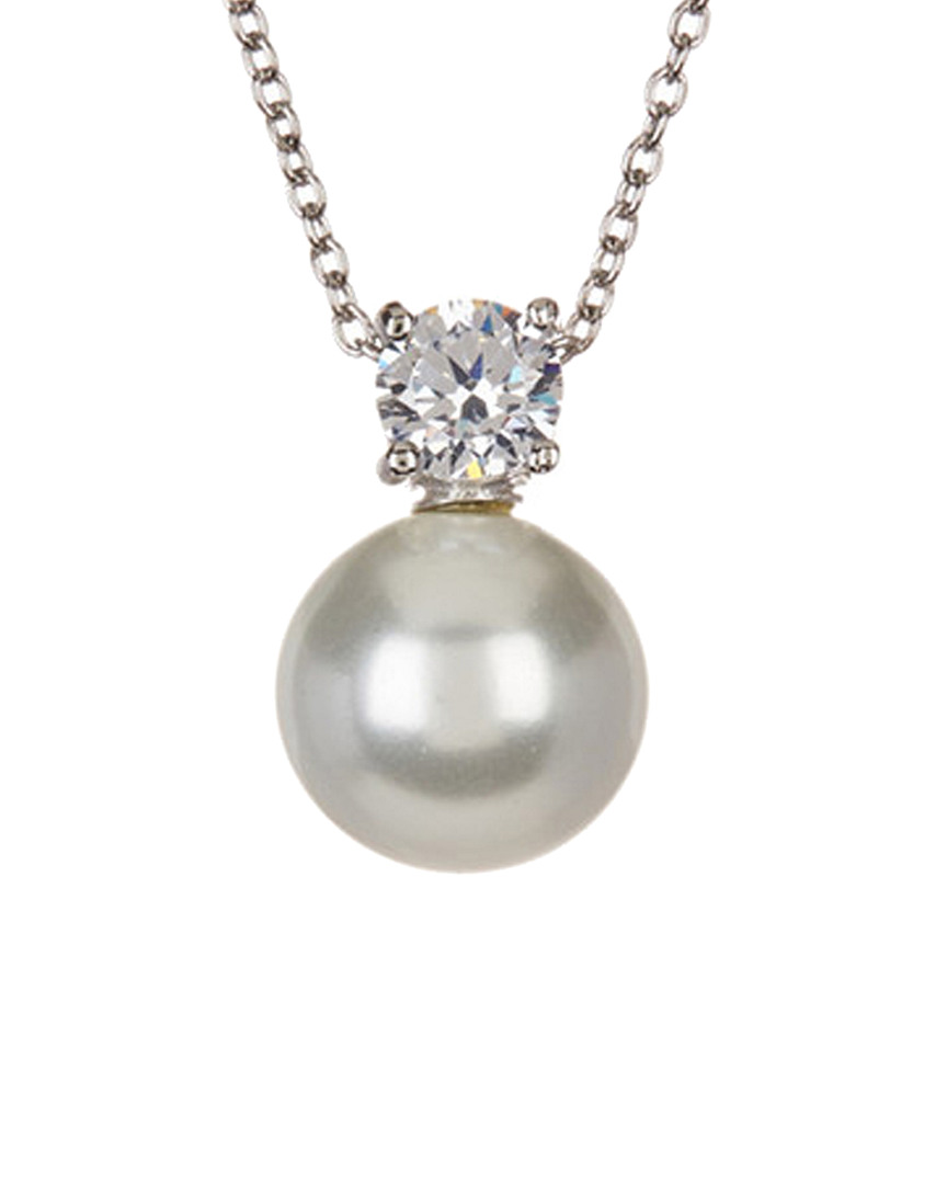 Savvy Cie Jewels Silver Cz Necklace