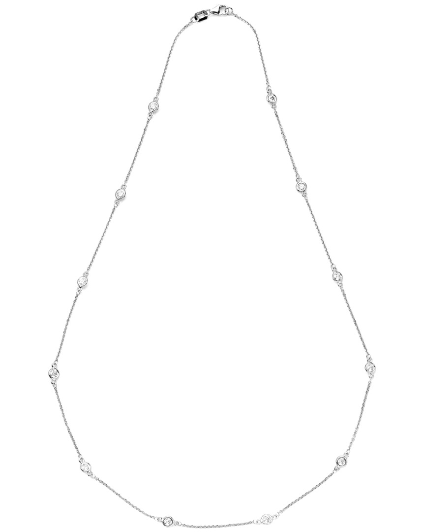 Suzy Levian 14k 1.30 Ct. Tw. Diamond Station Necklace