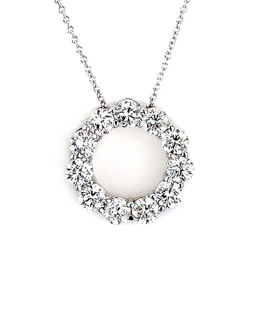 Suzy Levian 14k 2.00 Ct. Tw. Diamond Circle Necklace