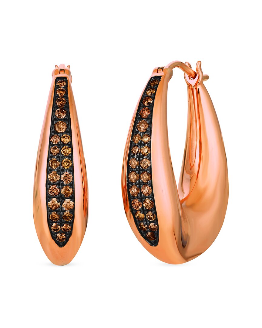 Le Vian Chocolatier 14k Rose Gold 0.34 Ct. Tw. Diamond Earrings