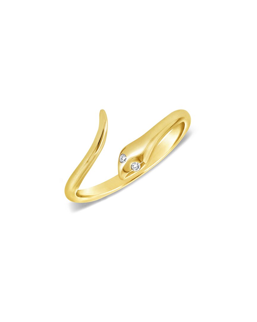 Sabrina Designs 14k 0.02 Ct. Tw. Diamond Snake Wrap Ring