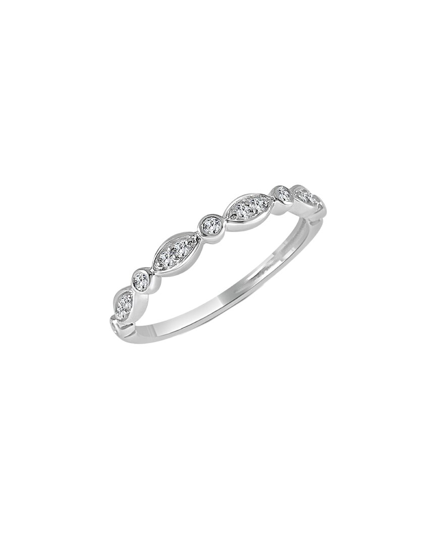Sabrina Designs 14k 0.10 Ct. Tw. Diamond Ring In Metallic