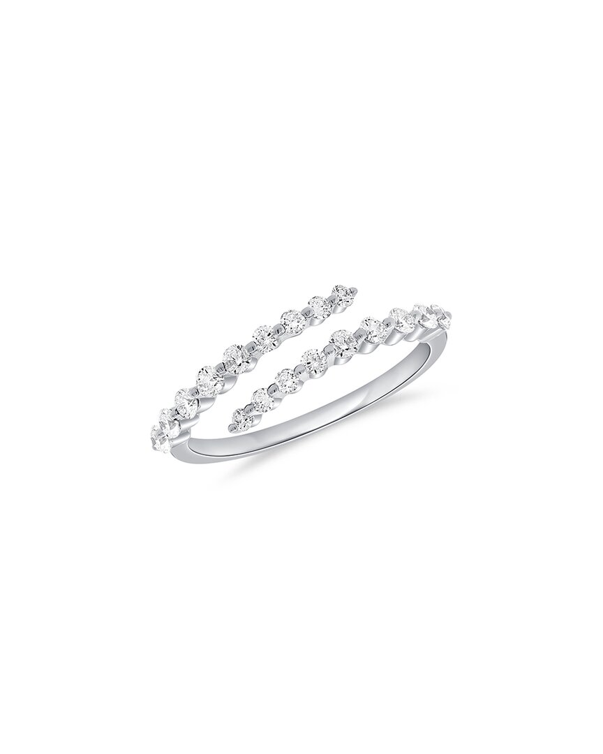 Sabrina Designs 14k 0.45 Ct. Tw. Diamond Bypass Ring In Metallic