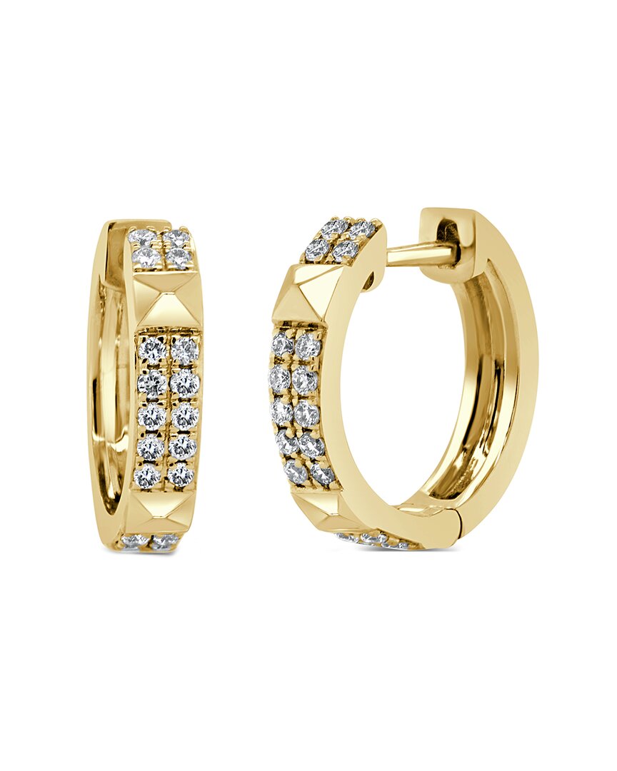 Sabrina Designs 18k 0.26 Ct. Tw. Diamond Huggie Earrings In Gold
