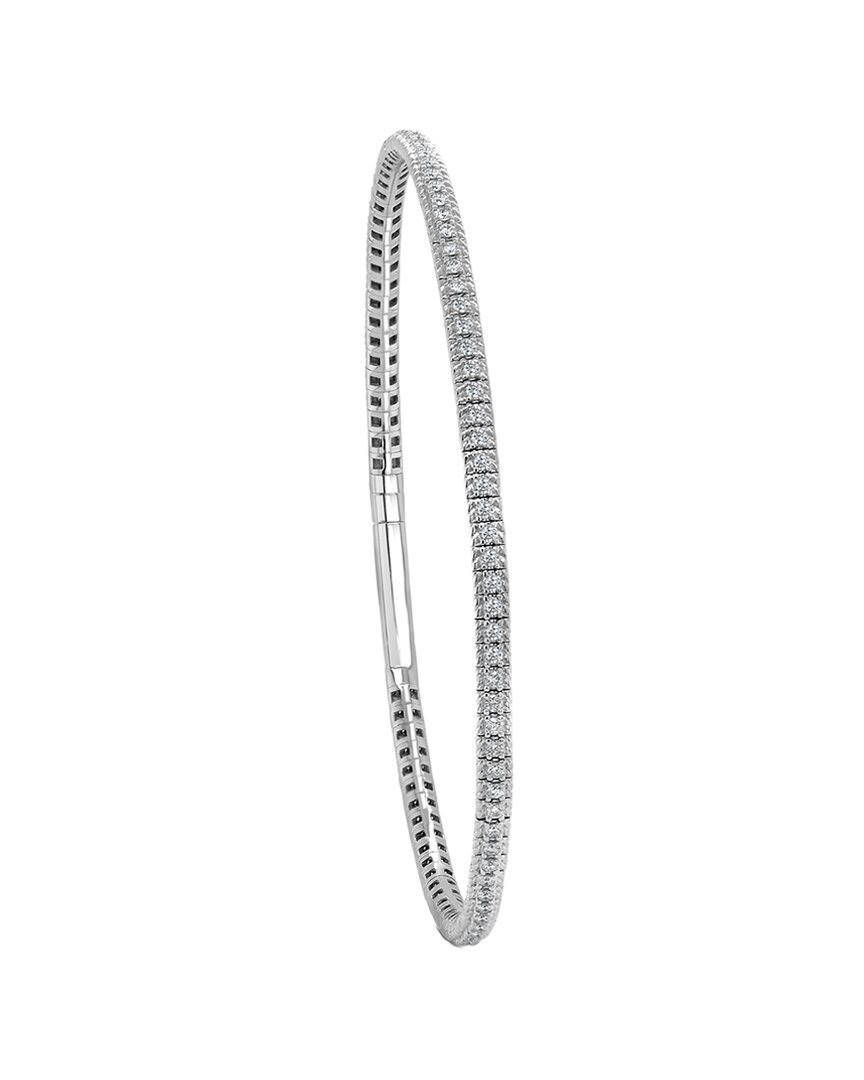 Sabrina Designs 14k 0.91 Ct. Tw. Diamond Flexible Bangle Bracelet