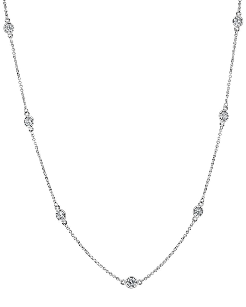 Sabrina Designs 14k 1.45 Ct. Tw. Diamond Station Necklace