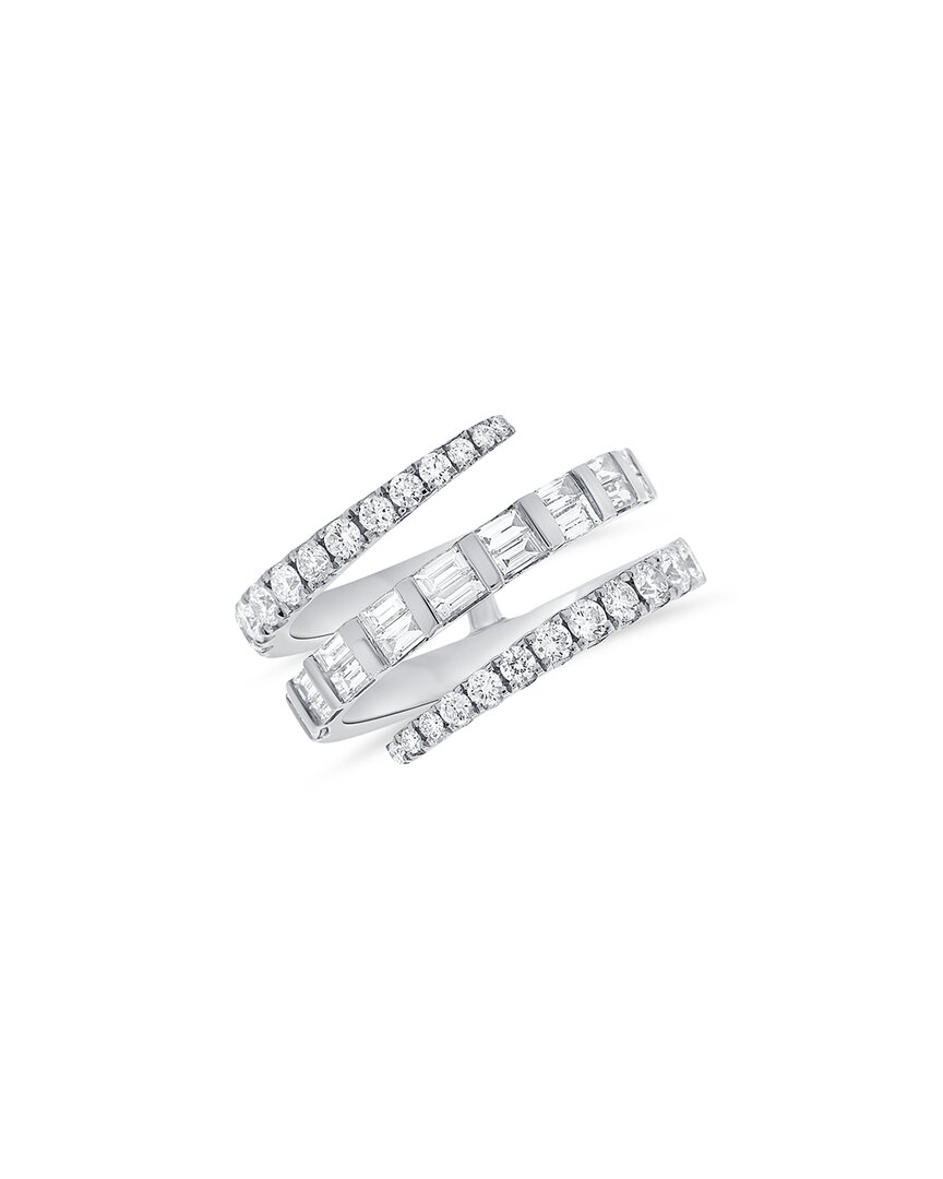 Sabrina Designs 14k 1.10 Ct. Tw. Diamond Wrap Band Ring In White