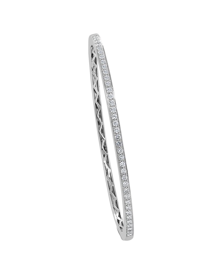 Sabrina Designs 14k 0.80 Ct. Tw. Diamond Bangle Bracelet In White