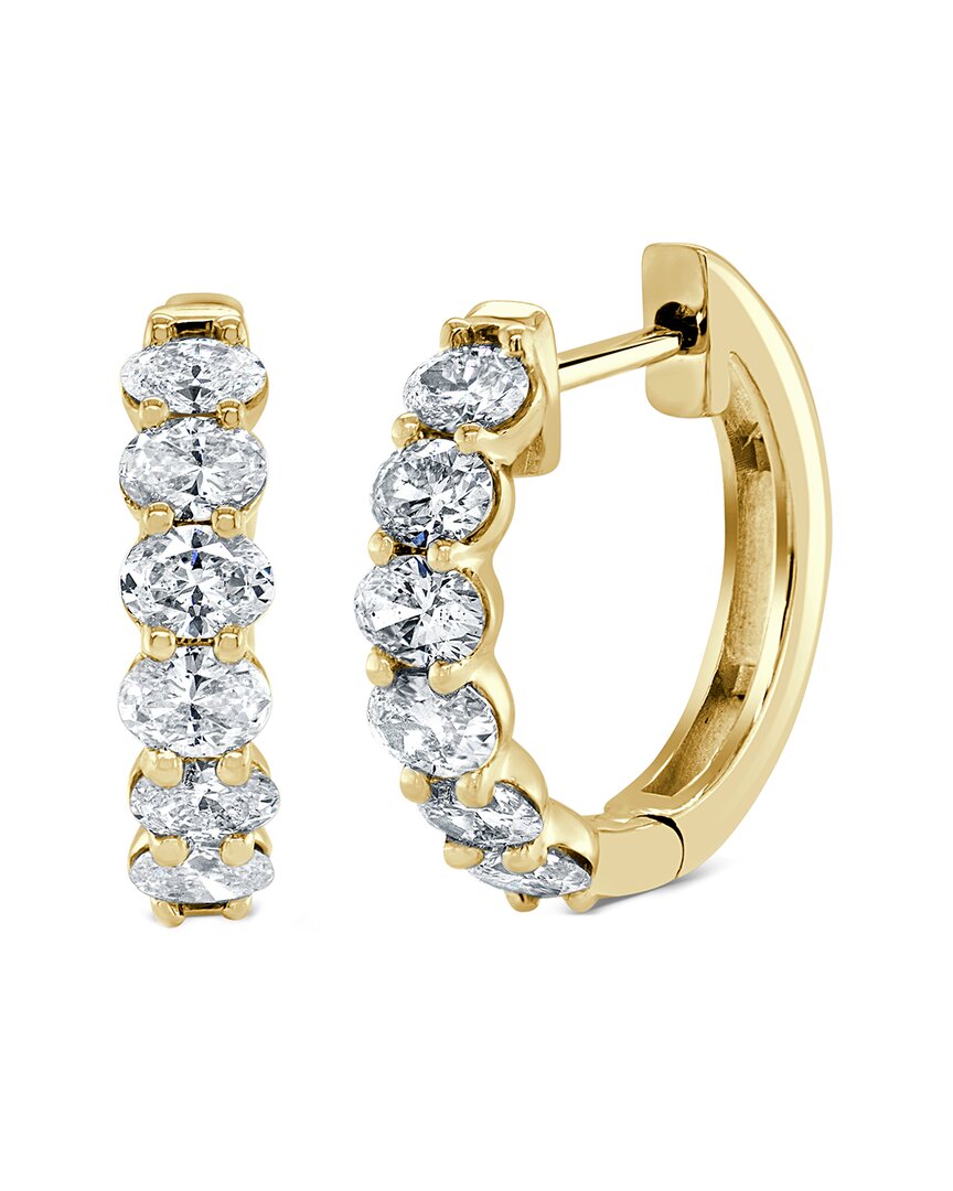 Sabrina Designs 14k 1.14 Ct. Tw. Diamond Huggie Earrings In Gold