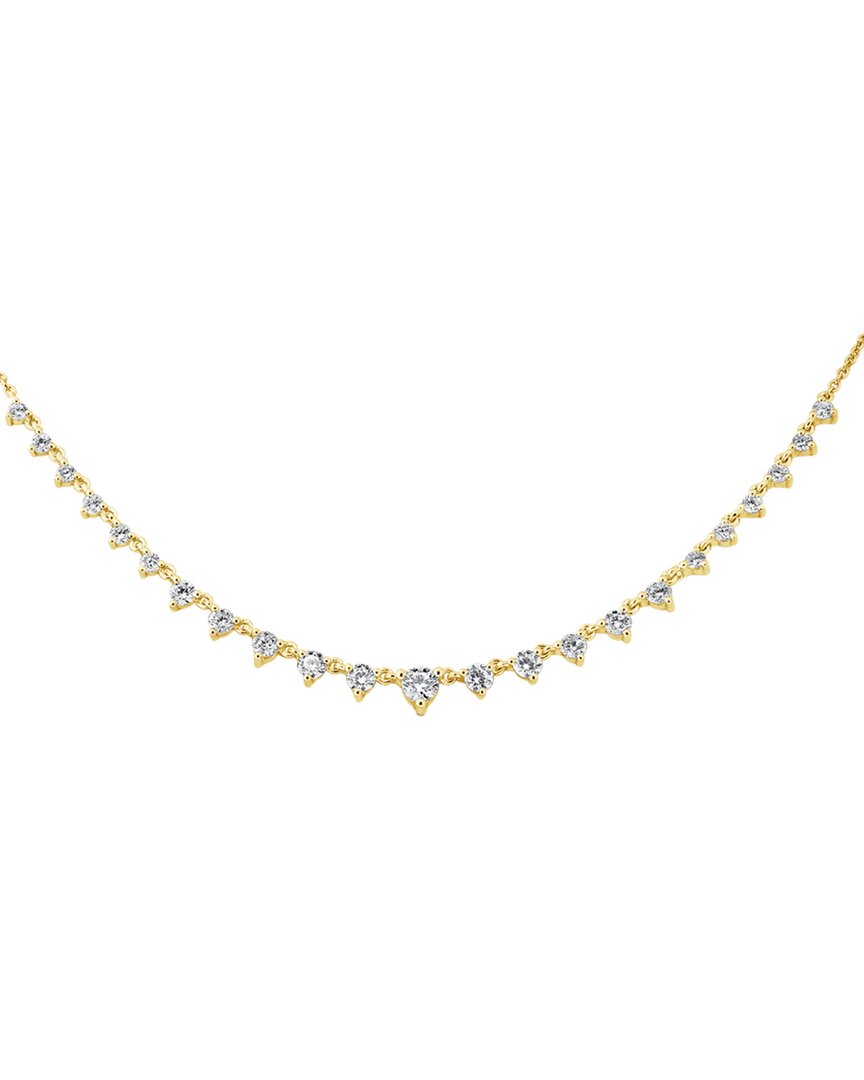 Sabrina Designs 14k 1.10 Ct. Tw. Diamond Necklace In Gold