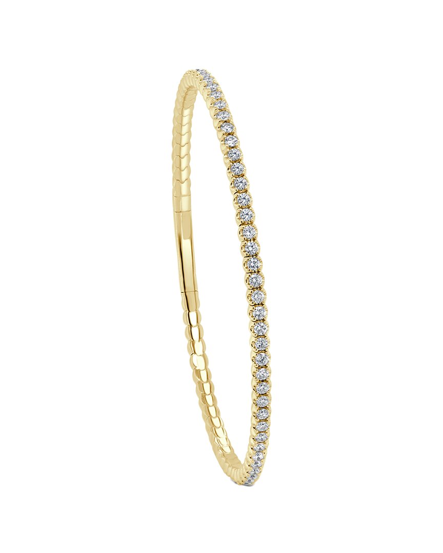 Sabrina Designs 14k 1.70 Ct. Tw. Diamond Flexible Bangle Bracelet In Gold
