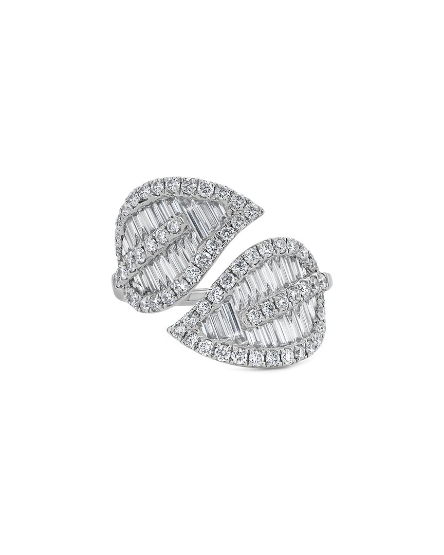 Sabrina Designs 14k 1.84 Ct. Tw. Diamond Leaf Ring In White