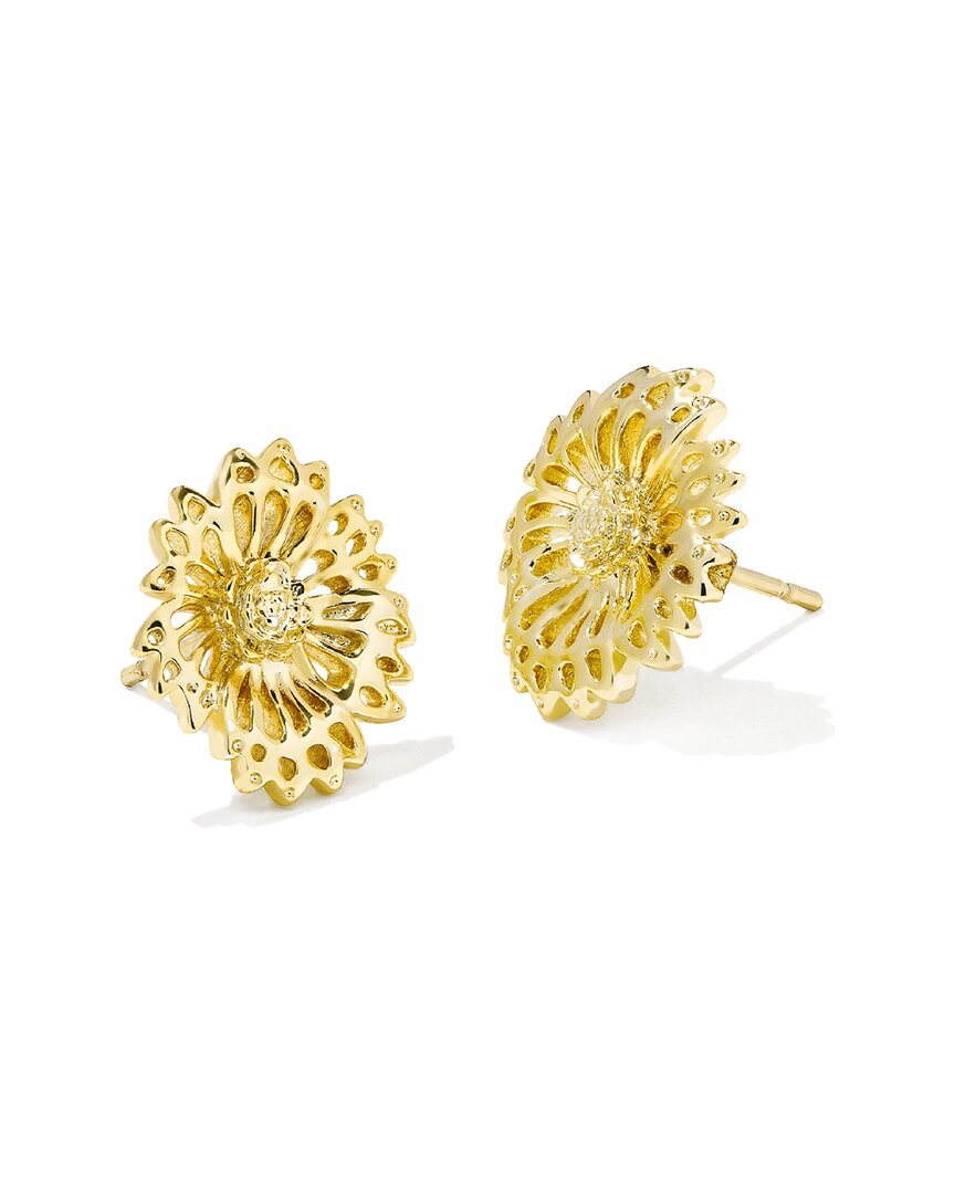 Kendra Scott Brielle 14k Plated Studs In Gold