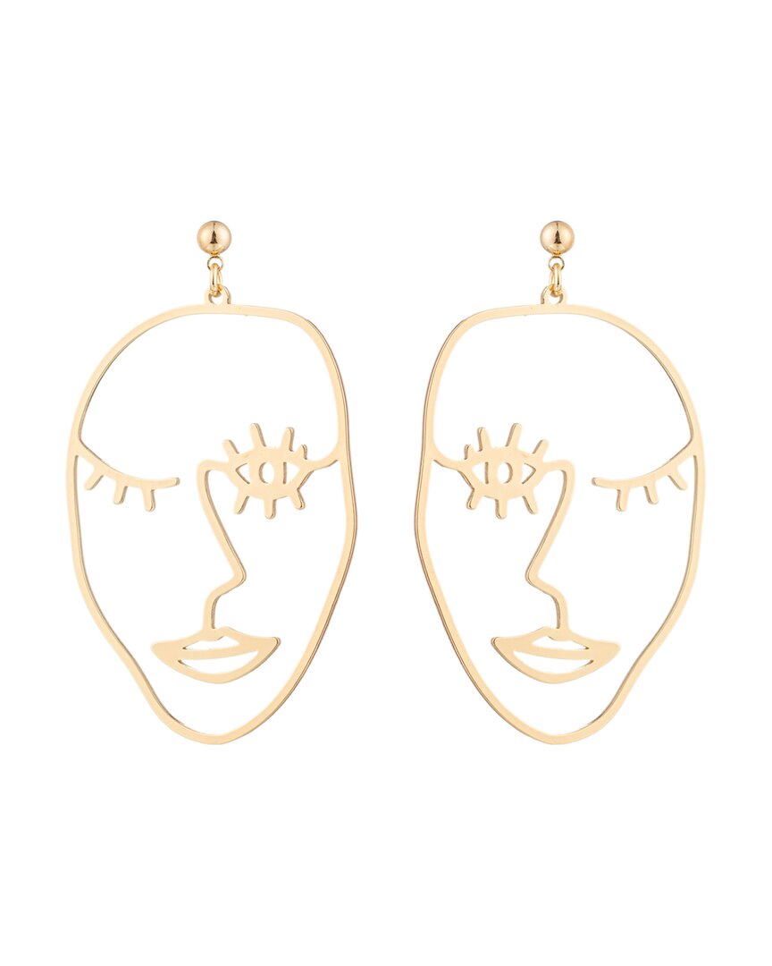 Shop Eye Candy La The Luxe Collection Cz Face Me Earrings