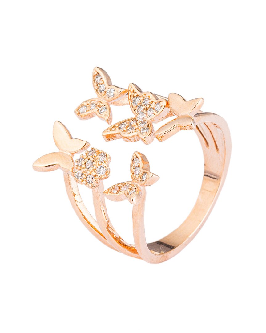 Eye Candy La The Luxe Collection Cz Mini Butterfly Ring