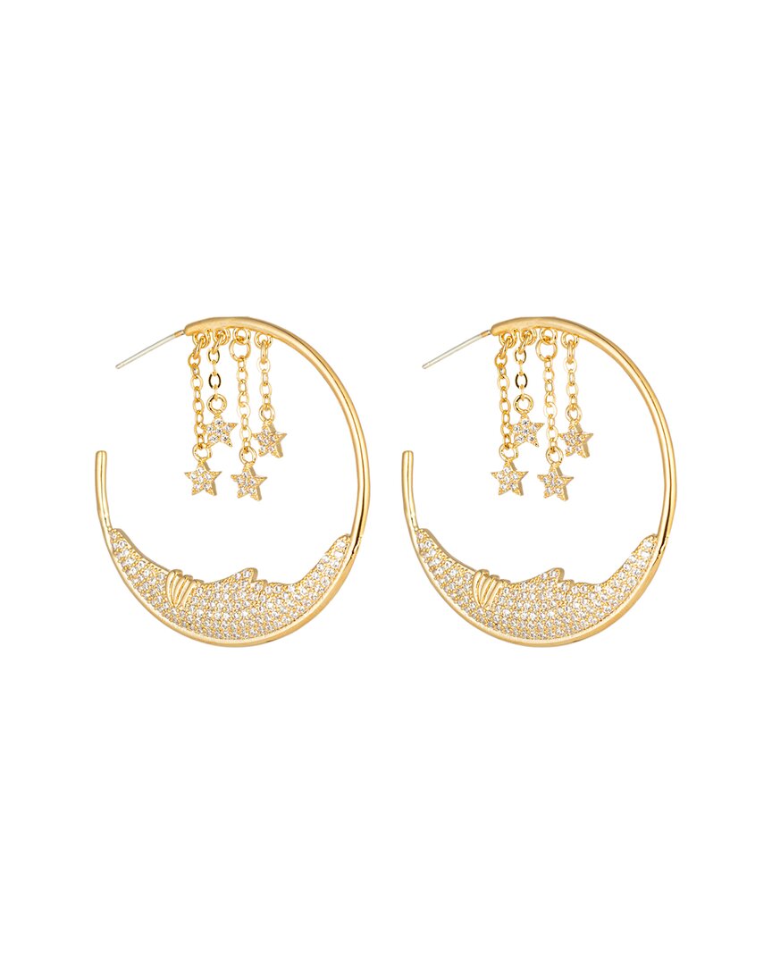 Eye Candy La The Luxe Collection Cz Piqa Hoops