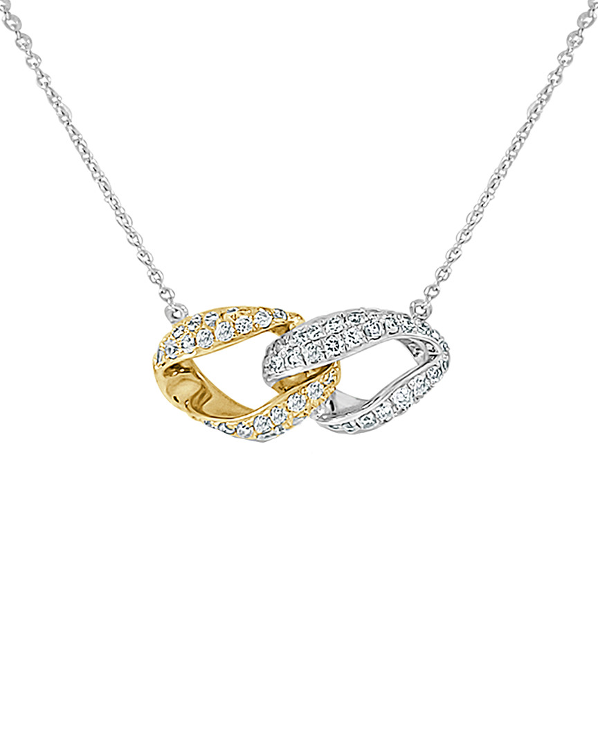 Shop Sabrina Designs 14k Two-tone1.15 Ct. Tw. Diamond Necklace