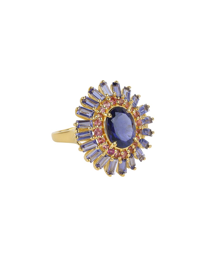 Shop Tiramisu 14k Over Silver 5.10 Ct. Tw. Gemstone Ring