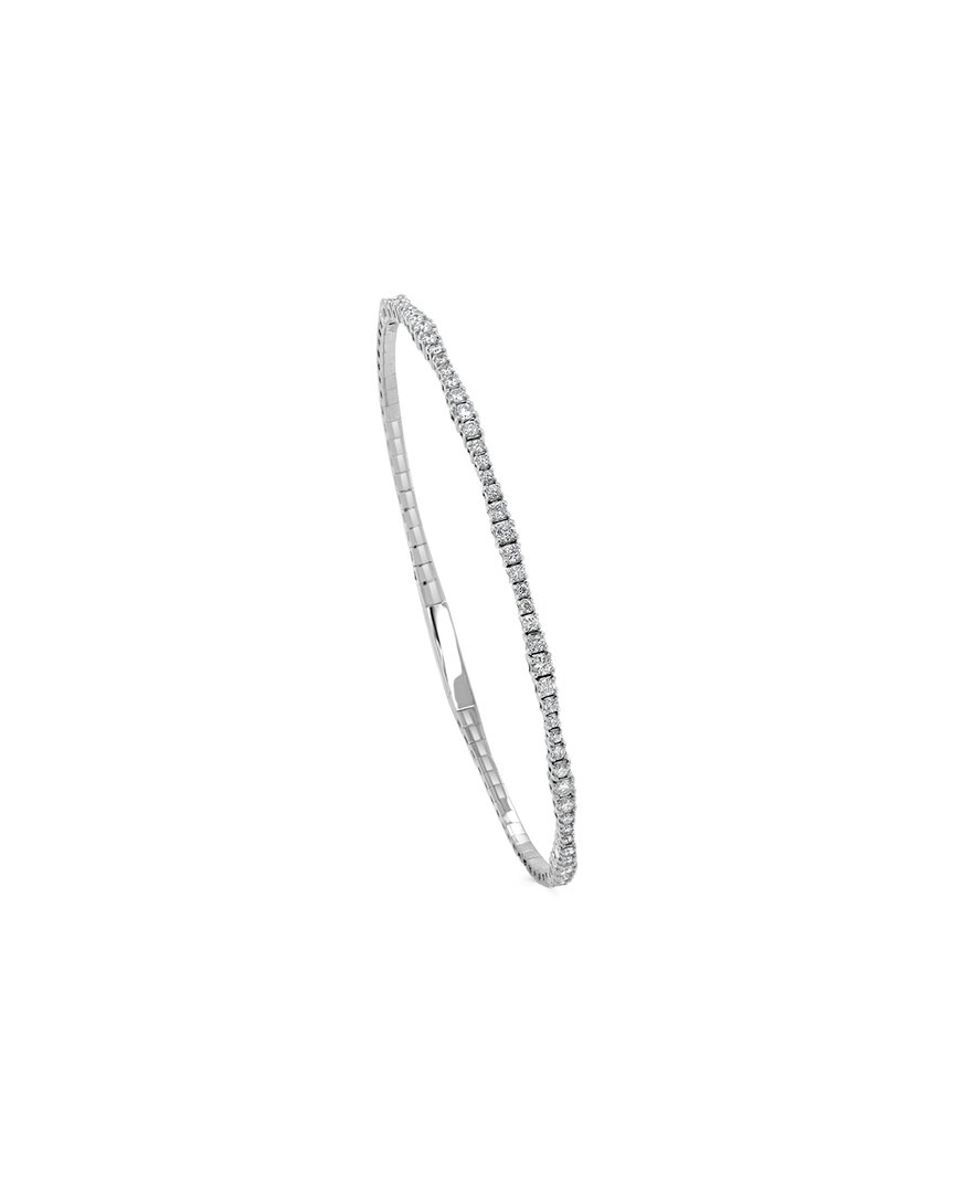 Sabrina Designs 14k 0.95 Ct. Tw. Diamond Bangle In Metallic