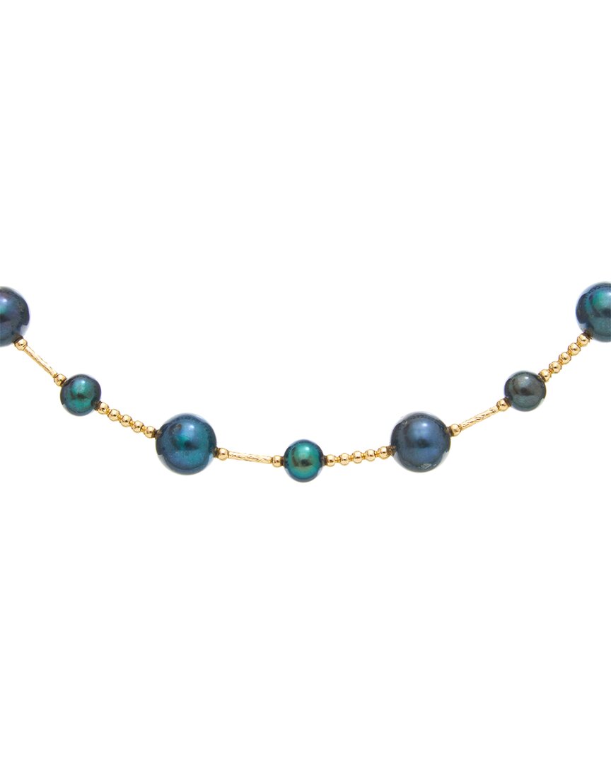 Maitre De Diamant 18k 6-9mm Pearl Necklace