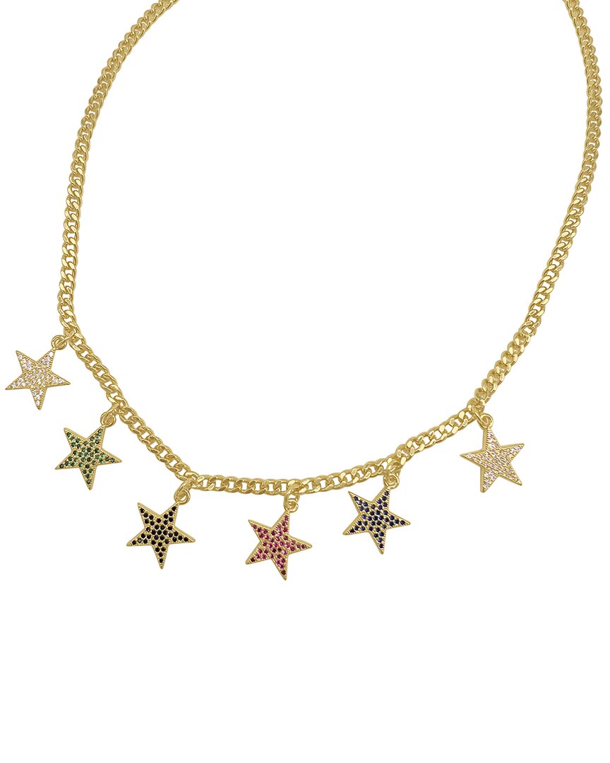 Adornia 14k Plated Charm Necklace In Gold