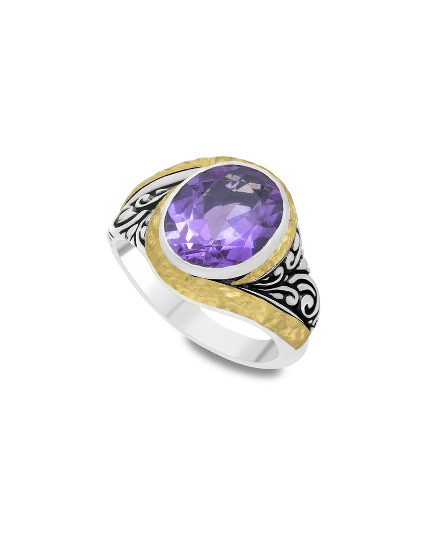 Shop Samuel B. Samuel B 18k & Silver 2.33 Ct. Tw. Amethyst Ring