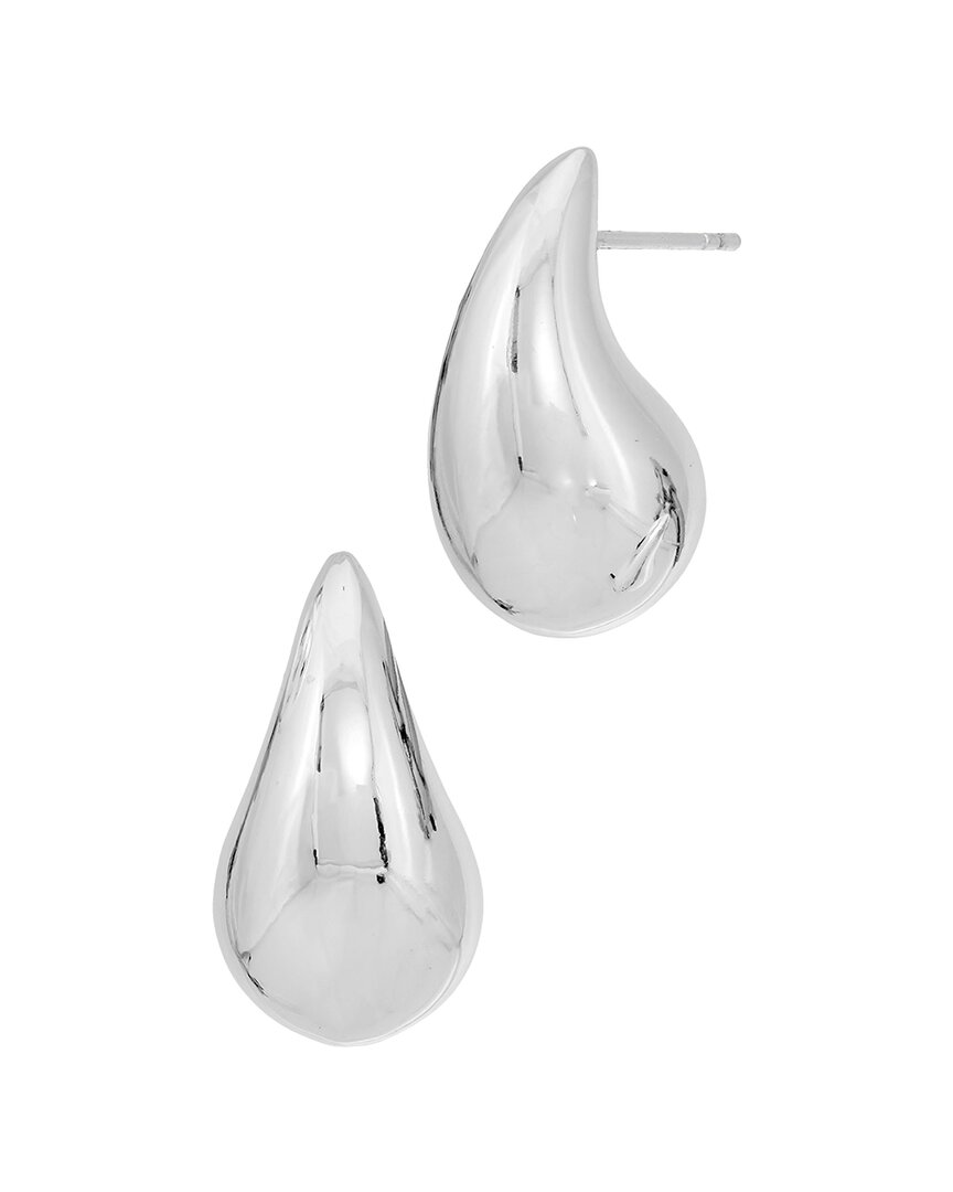 Savvy Cie 18k Plated Drop Earrings In Metallic