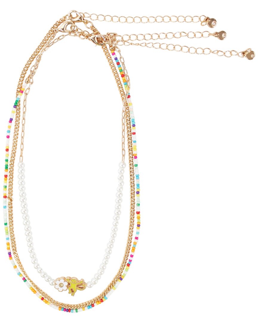 Roller Rabbit Mya Necklace Stack In Gold