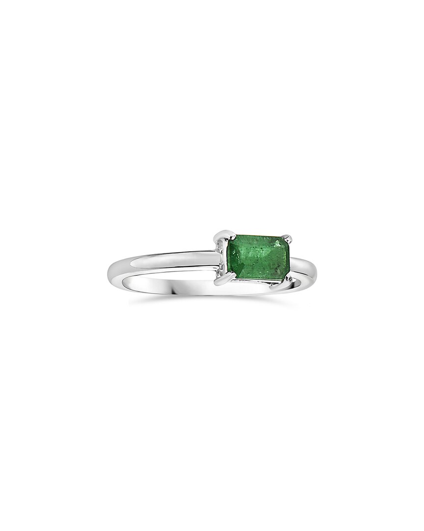 Forever Creations Usa Inc. Signature Collection 14k 0.57 Ct. Tw. Emerald Half-eternity Ring