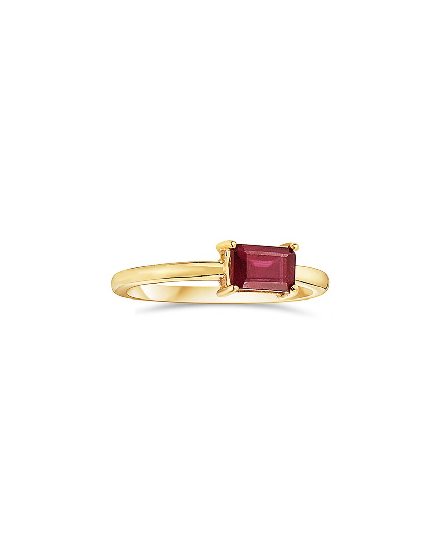 Forever Creations Usa Inc. Signature Collection 14k 0.86 Ct. Tw. Ruby Half-eternity Ring