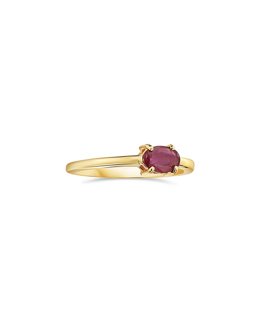 Forever Creations Usa Inc. Signature Collection 14k 0.58 Ct. Tw. Ruby Half-eternity Ring