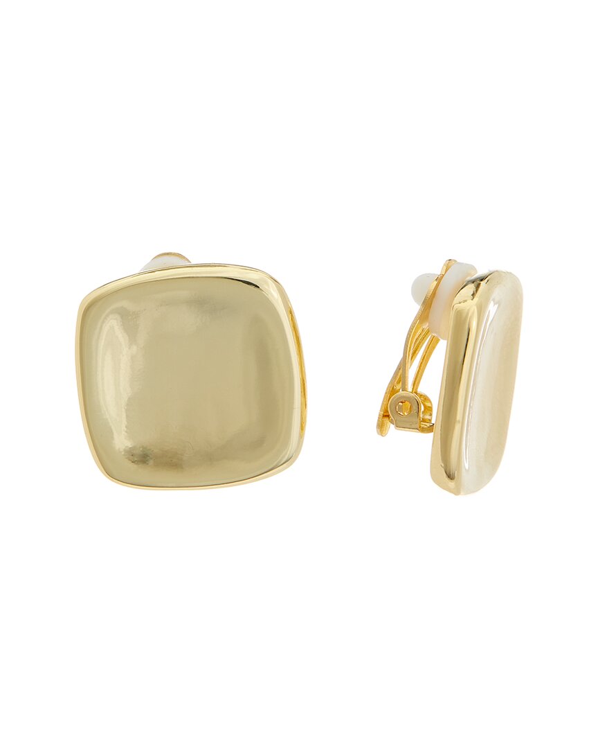 Juvell 18k Plated Clip-on Earrings In Gold