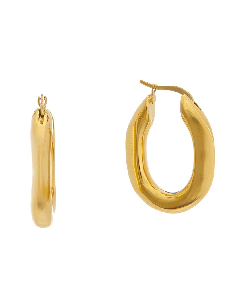 Juvell 18k Plated Hoops In Gold