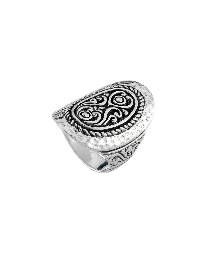 Samuel B. Silver Balinese Elongated Ring