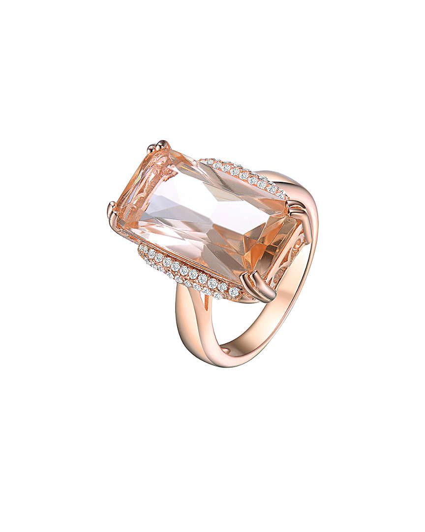 Genevive 14k Rose Gold Vermeil Ring