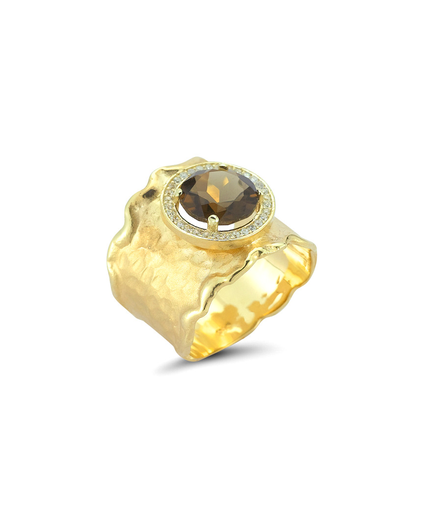 Image of I. Reiss K . ct. tw. Diamond & Topaz Ring